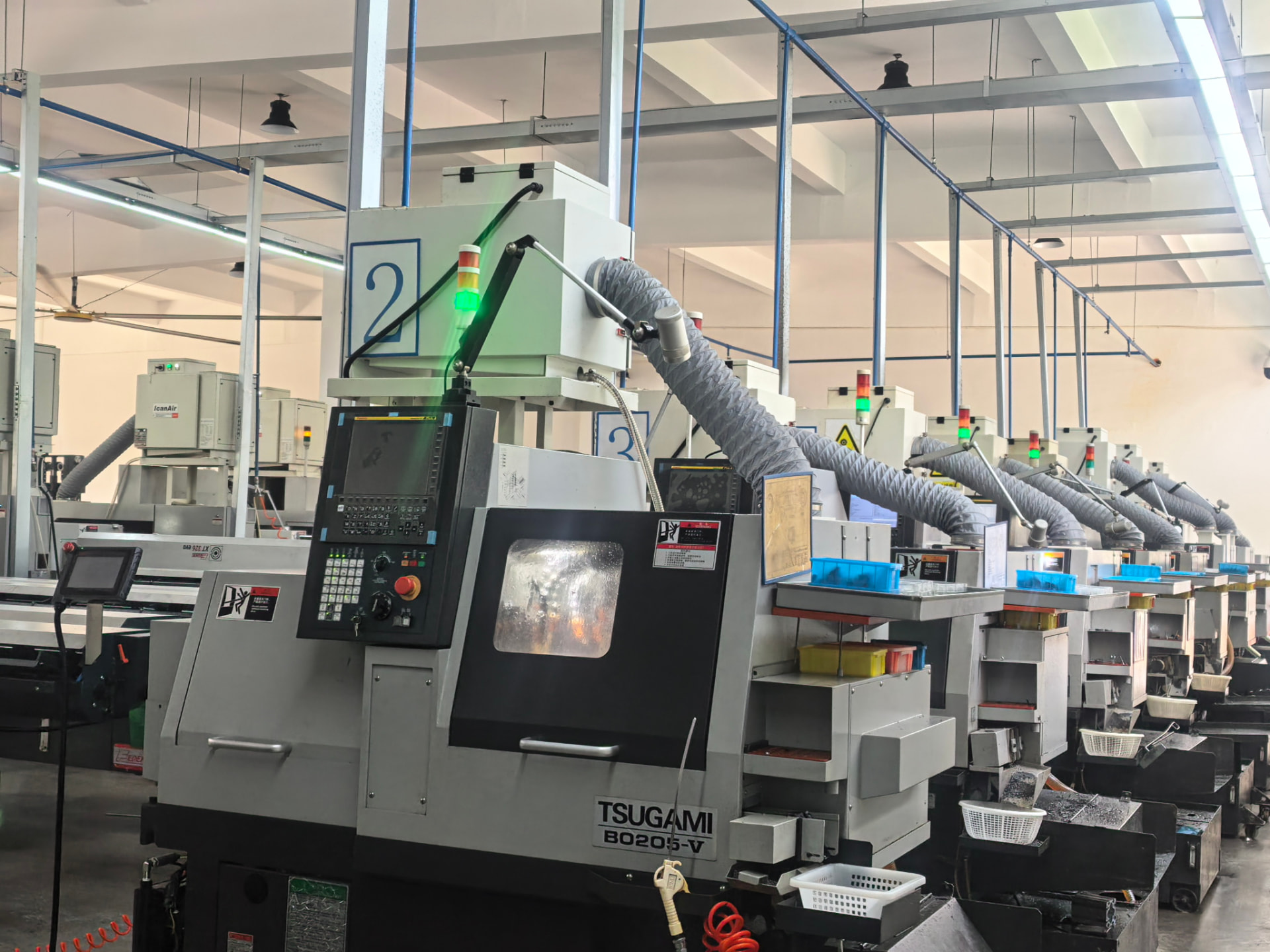 CNC precision automatic turning line